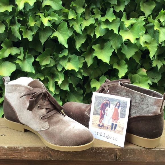 indigo rd booties black